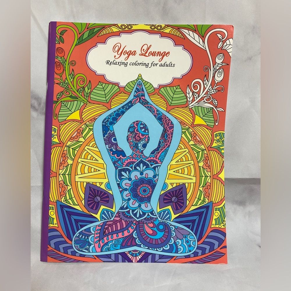 Vision St. Yoga Lounge Relaxing Coloring For Adults 24 Pages